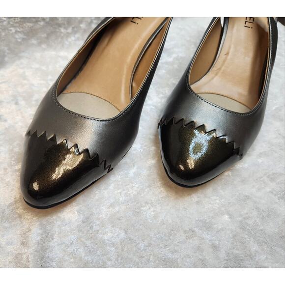 Vaneli Liddy Pewter Nappa/PT Gray Kitten Heels-Size 9.5M - Picture 5 of 10